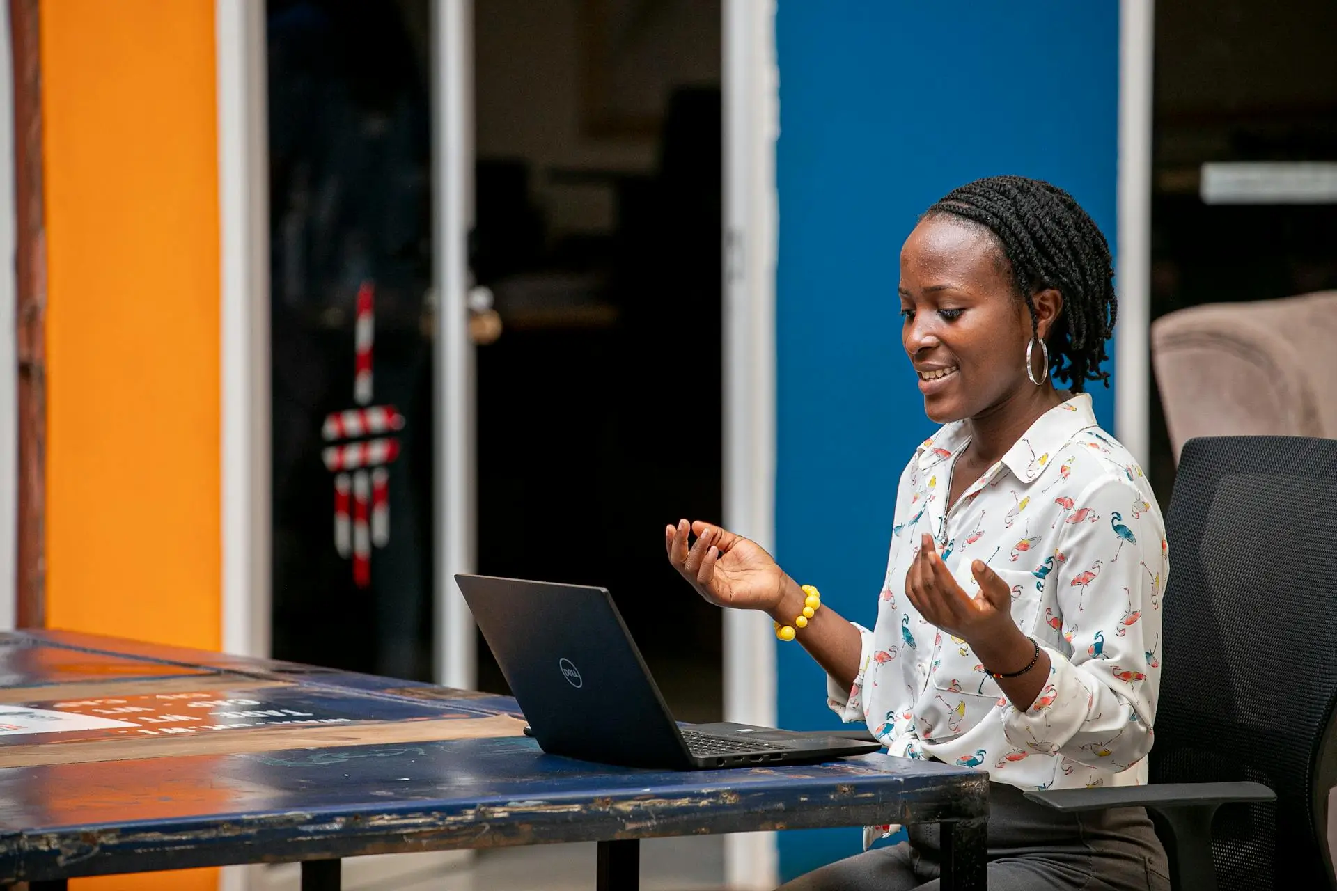 African students collaborating